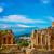 Amphitheater Taormina mit Blick auf den Ätna